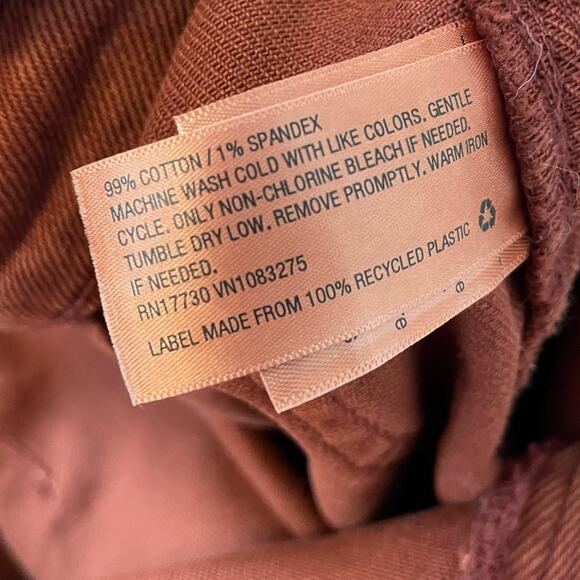 Universal Thread Rust Colored Wide Leg Crop Jeans - Picture 7 of 7